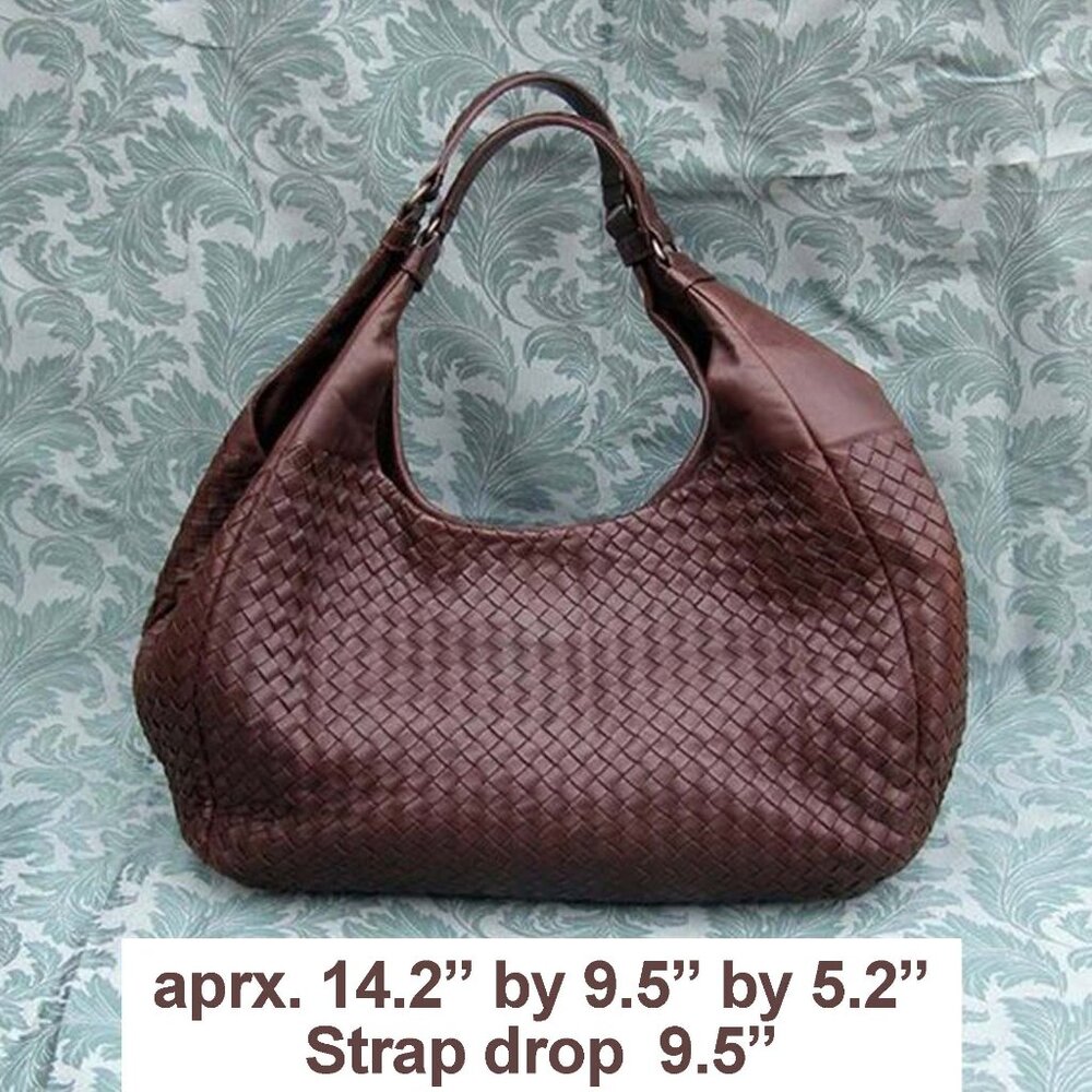 EUC Bottega Veneta Intrecciato Brown Leather Hobo/Shoulder bag - Picture 4 of 16